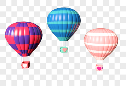 热气球彩色热气球高清图片