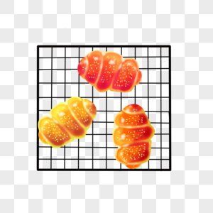 铁网烤面包点心铁网高清图片