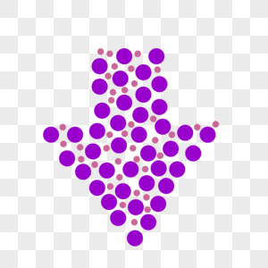 紫色圆点箭头图片
