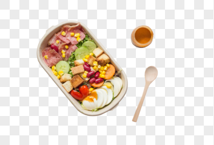 健康早餐蔬菜沙拉高清图片