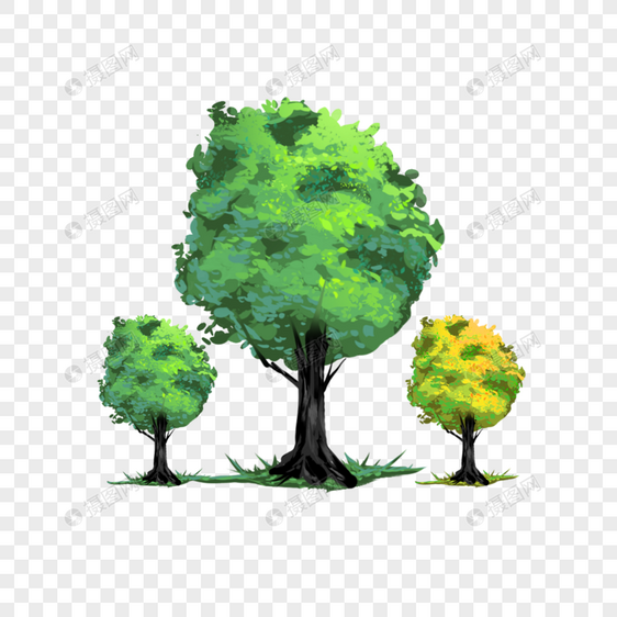 绿色环保树木树苗图片