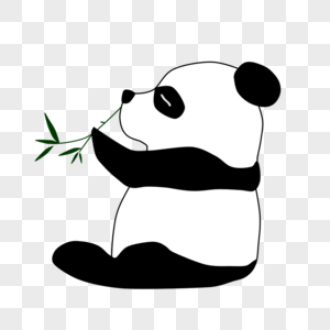 吃竹子的熊猫高清图片