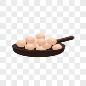 锅里的鸡蛋图片