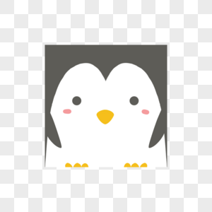Q版企鹅方块图片