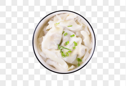 一碗汤水饺图片