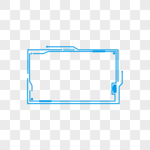 科技感线条边框图片