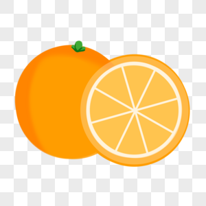 橙子黄颜色背景高清图片