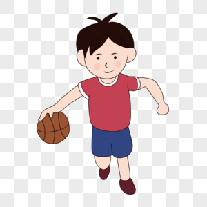 卡通篮球小子高清图片