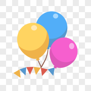一组彩色气球图片