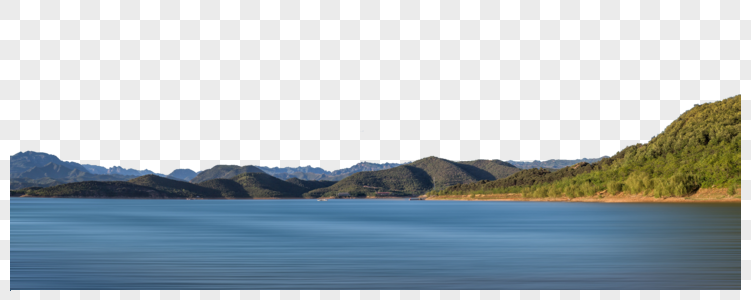 美丽风景湖泊和山脉高清图片