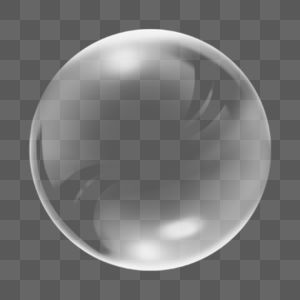 圆形透明泡泡气泡高清图片素材