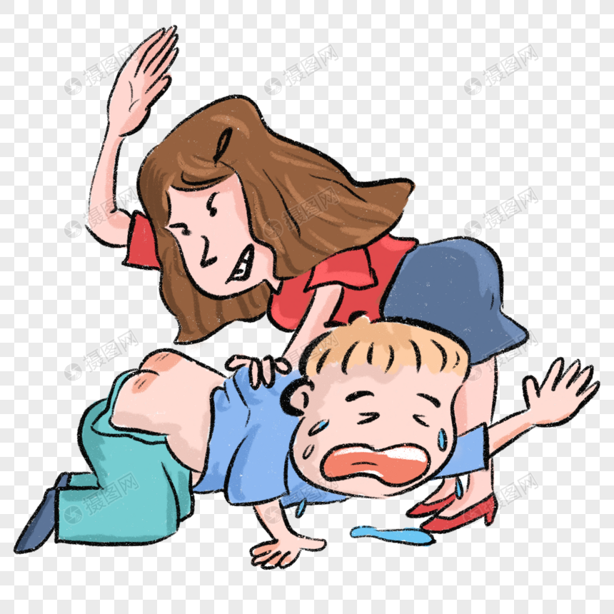 妈妈打儿子屁股漫画