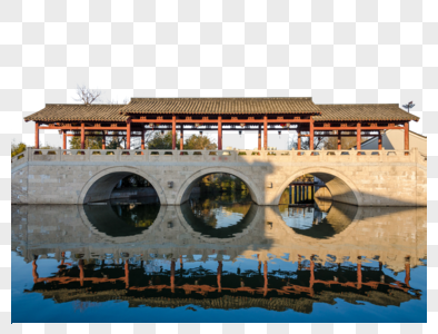 绍兴安昌古镇的桥图片
