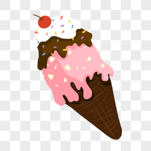 三层冰淇淋图片