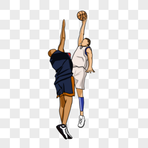 NBA篮球打篮球高清图片素材