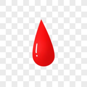 手绘血滴护士的血素材高清图片