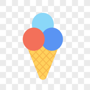 冰淇淋图标免抠矢量插画素材图片