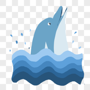 跃出海面的海豚图片