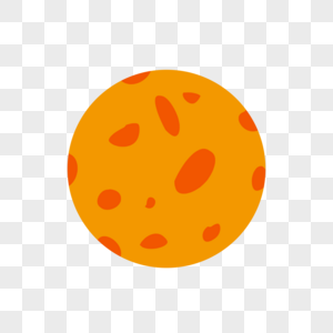橙色星球图片