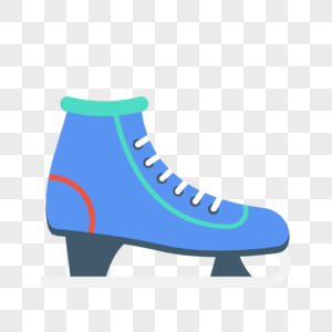 溜冰鞋图标免抠矢量插画素材图片