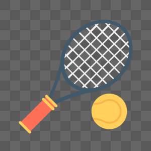 网球图标免抠矢量插画素材图片