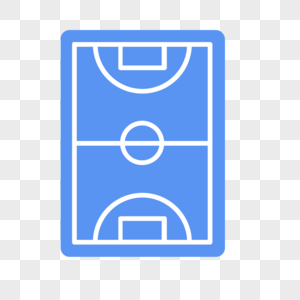 篮球场图标免抠矢量插画素材图片