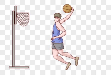 NBA总决赛灌篮的男性高清图片