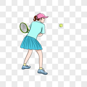 运动比赛网球图片