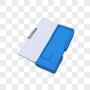 蓝色文具盒蓝色文具盒高清图片