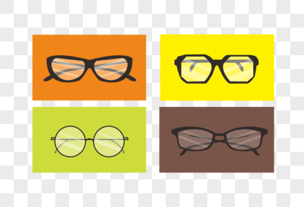 近视眼镜素材高清图片
