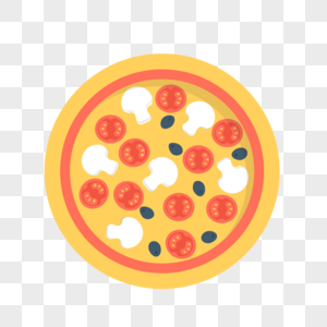 披萨图标免抠矢量插画素材图片