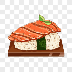 三文鱼寿司原味寿司图片素材