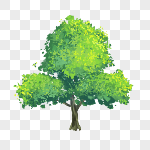 小树绿色高清图片素材