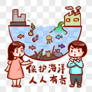 保护海洋图片