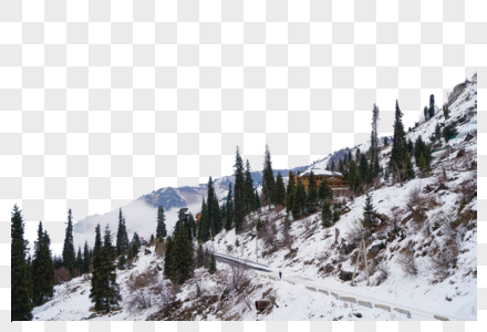 哈萨克斯坦达塔利加尔山雪山图片