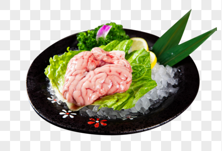 猪脑食物烤猪脑高清图片