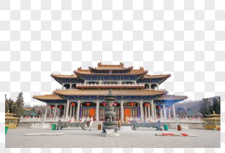 鞍山玉佛苑玉佛寺古建筑群图片