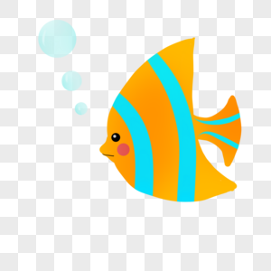 黄色的鱼图片