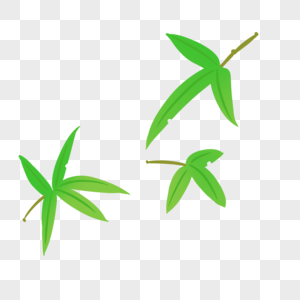 竹叶PS植物素材高清图片