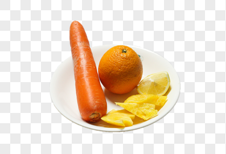 菠萝橙子胡萝卜图片