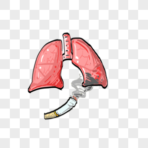 被污染的肺被烟雾困住的肺高清图片
