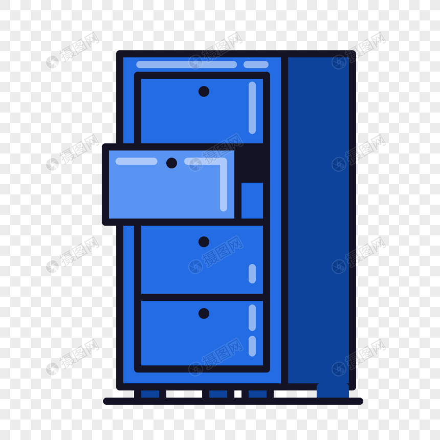 家具柜子图标免抠矢量插画素材图片