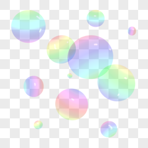 儿童节彩色泡泡图片