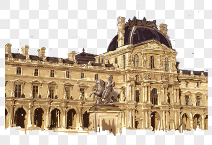 卢浮宫博物馆高清图片