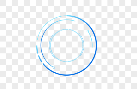 创意圆形科技边框设计高清图片