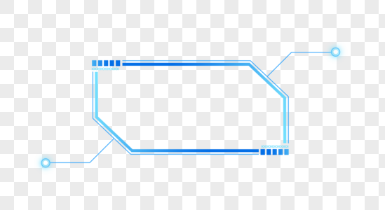 创意科技边框设计高清图片