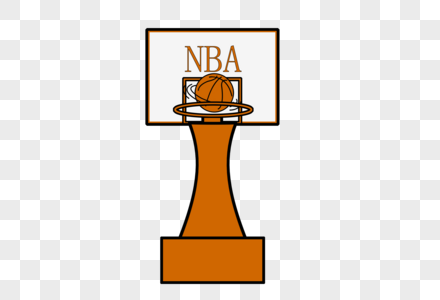 NBA篮球总决赛篮球框架元素图片