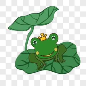青蛙和荷塘青蛙王子高清图片