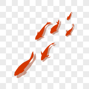 鲤鱼红色鱼类锦鲤图片