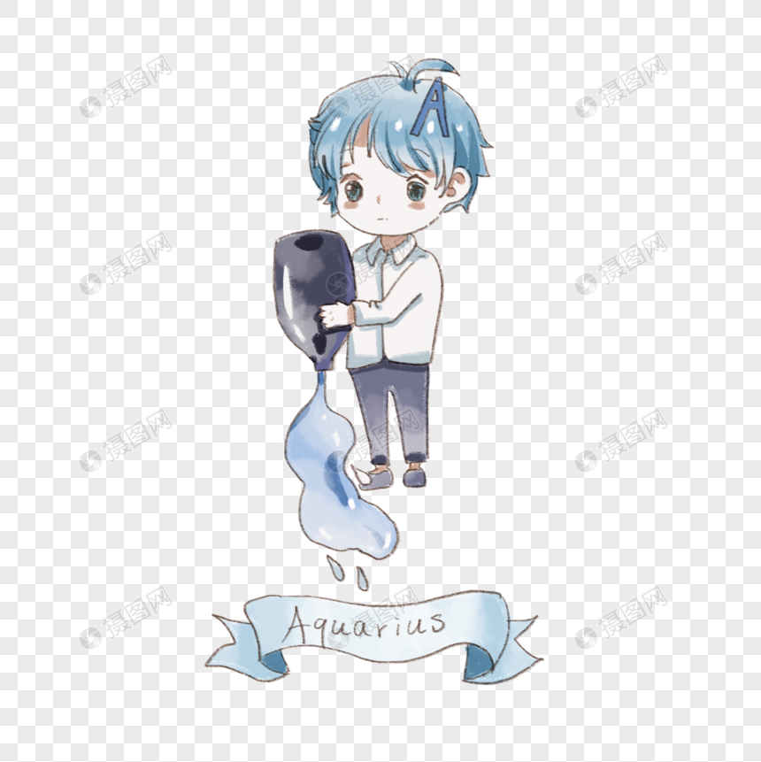 水瓶座男生